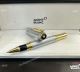 Premium Quality Copy Mont Blanc Homage To Victor Hugo Fountain Silver Gold Pen (2)_th.jpg